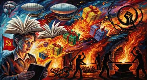 montage of images from the different articles