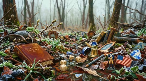 collected american historical bits half-buried in spring thaw