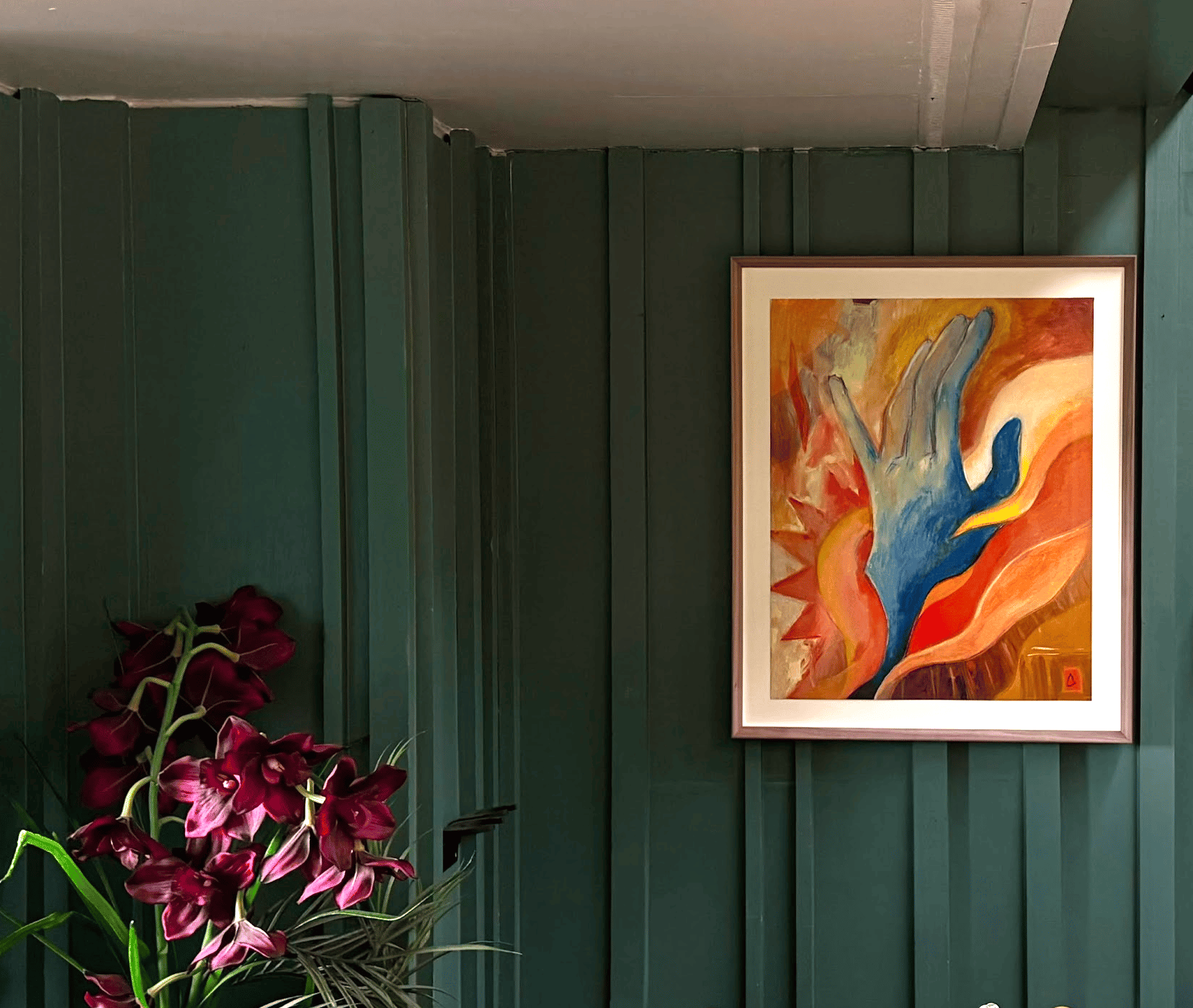 Blue Hand (Becoming) on view at Century Club Soho — Summer State of Mind, 2026