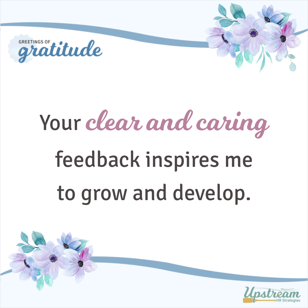 thank you for your feedback