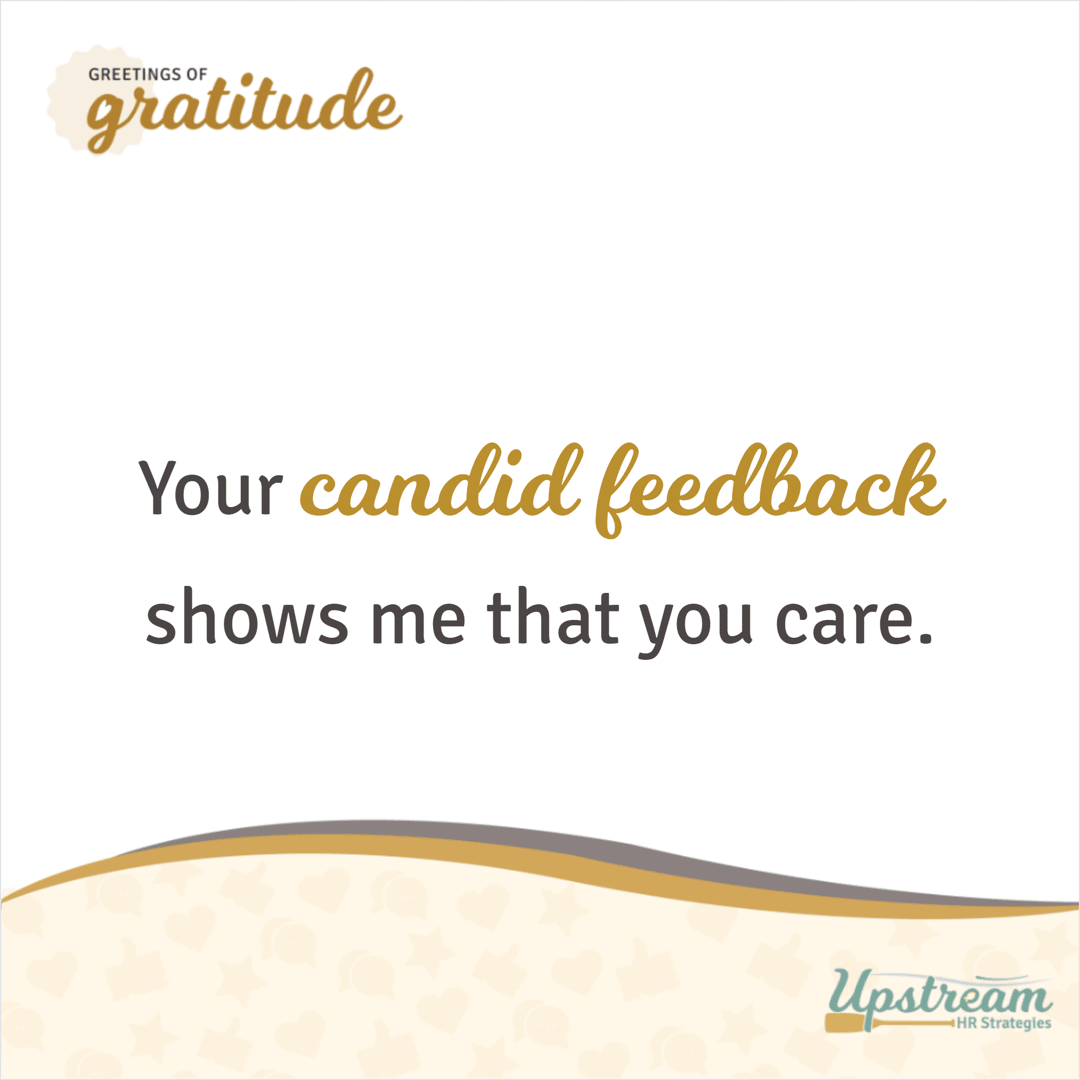 thank you for your feedback