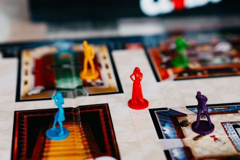 Board game cluedo is being played.