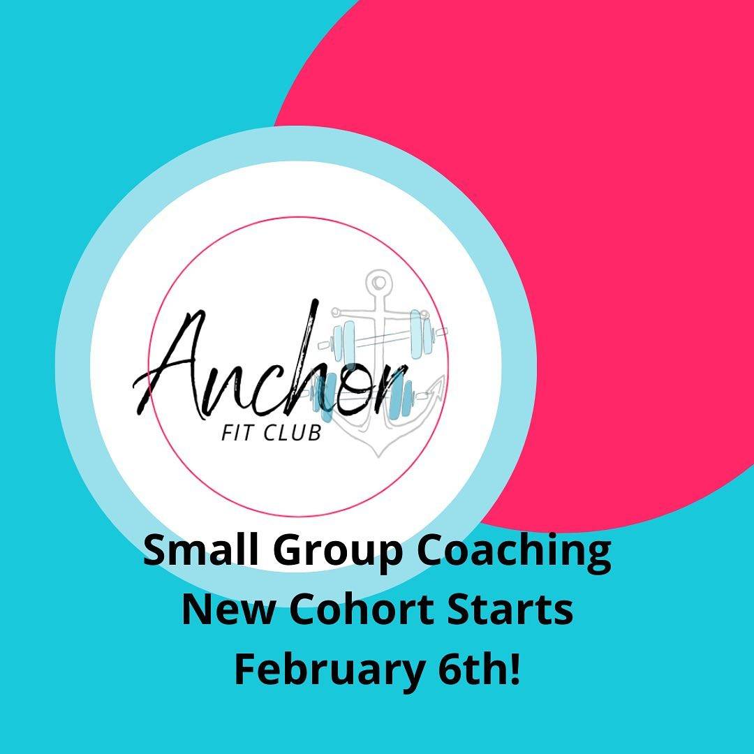 Are you tired of feeling held back by diet culture and societal expectations? 

I am dedicated to helping you  discover your strength and self-confidence without the BS of diet culture. Anchor Fit Club group coaching program  provides the support and guidance you need to reach your fitness goals in a healthy and sustainable way, in a supportive, compassionate environment.

Anchor Fit Club is a hybrid group program and personal training. 

The 12-month progressive strength training program might be a template AND it is also adjustable to meet you where you are at.  With monthly individual check-ins, 24/7 messaging access to me, form checks and the community you are never left on your own.

There are only 5 spots available.
They are on a first come, first serve basis. 
Doors close Friday (2/3/23) 

Interested?  Have questions?
Drop a 🙌🏼 or 🤔 in the comments.