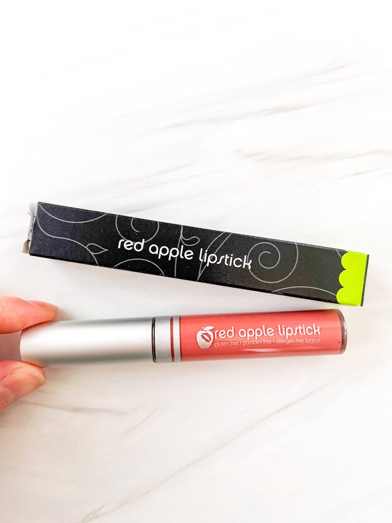 red apple lip gloss