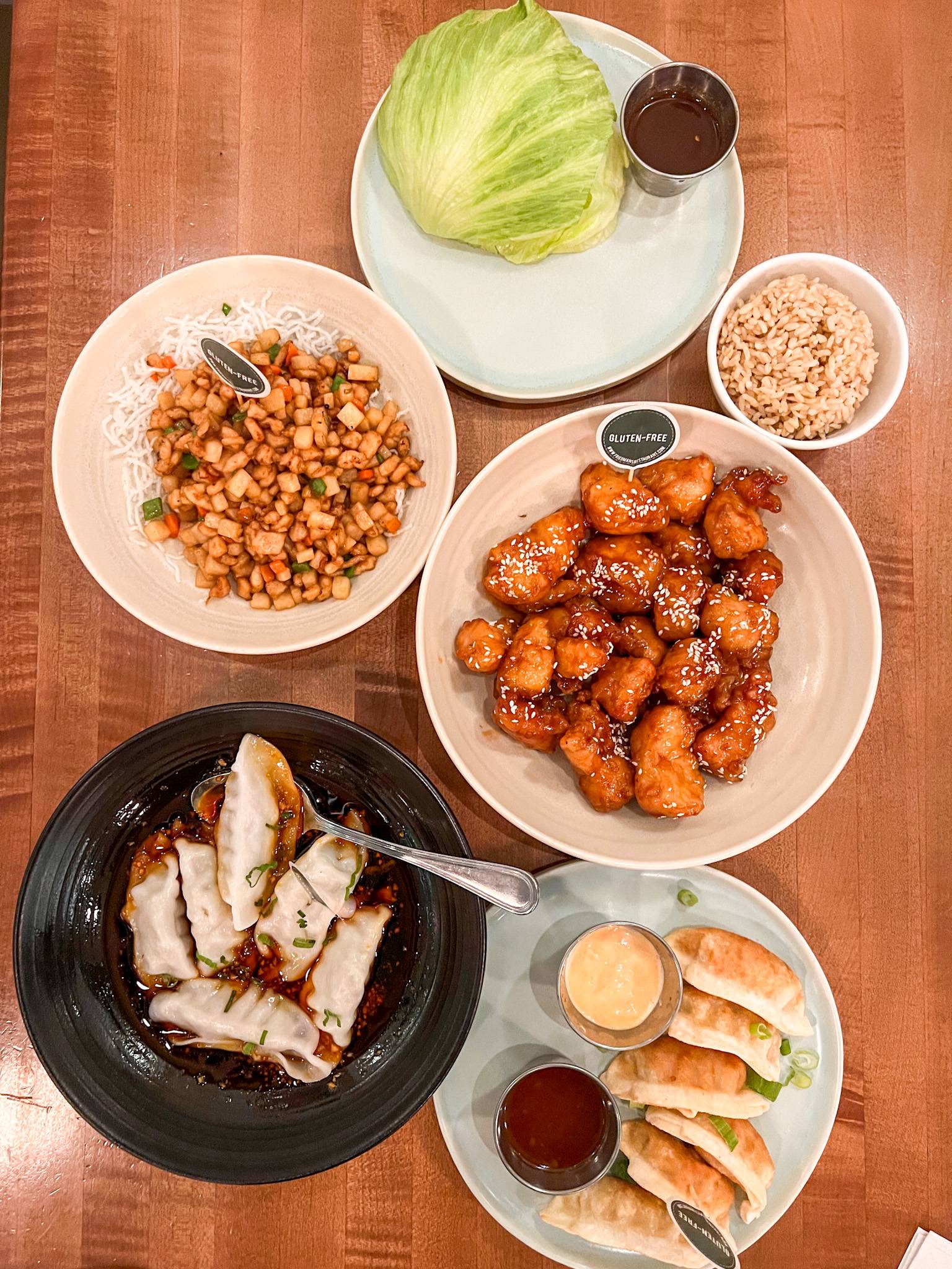 the chinese food spread at friedmans
