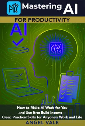 Book cover of Mastering AI for Productivity.