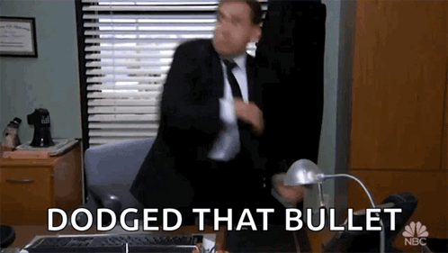 dodge evade the office