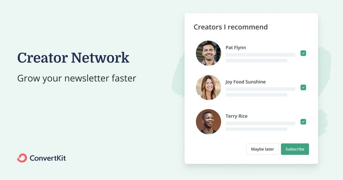 Get your newsletter recommended by like-minded creators. Connect, collaborate, and build your business–together. Join the waitlist today.