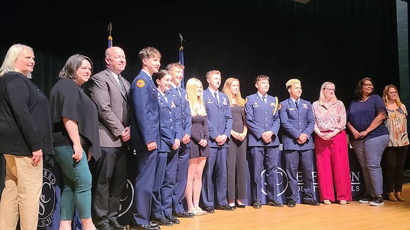 Junior ROTC members recognized by Board of Ed