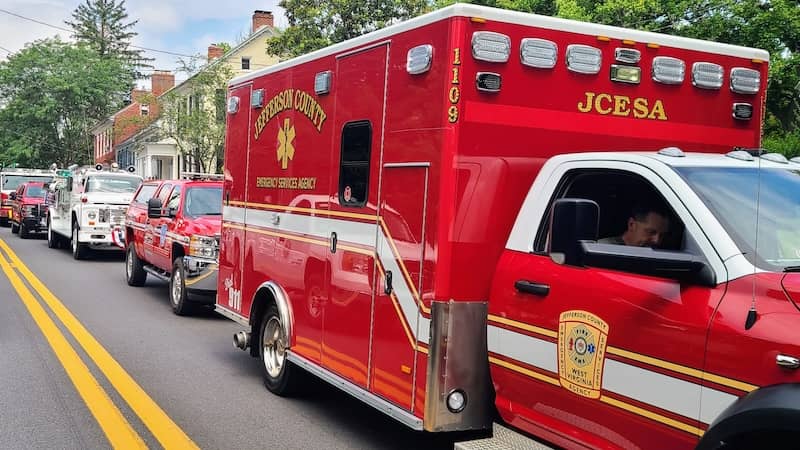 ambulance in parade