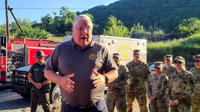WV Governor Patrick Morrisey in Harpers Ferry