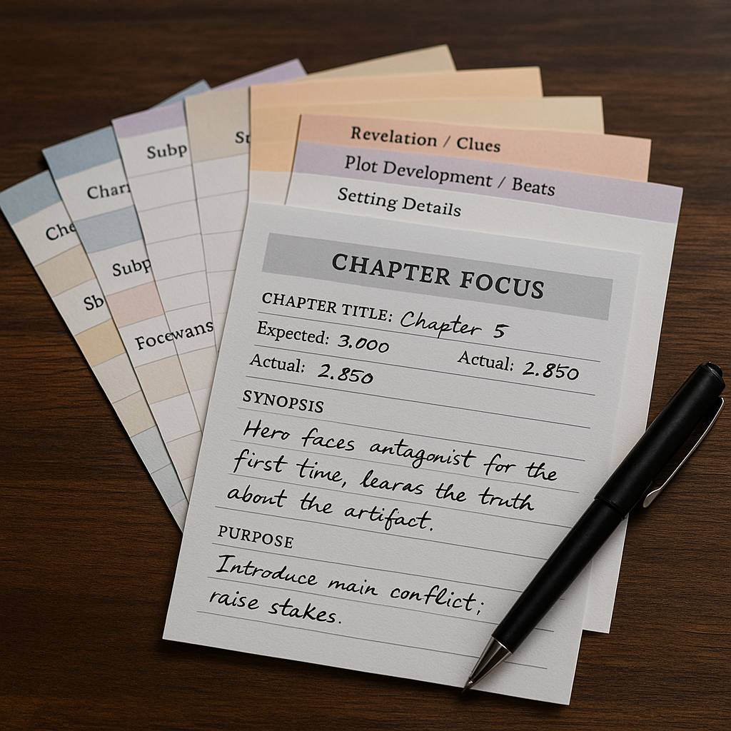 Story Tracker: A Chapter By Chapter Novel Companion