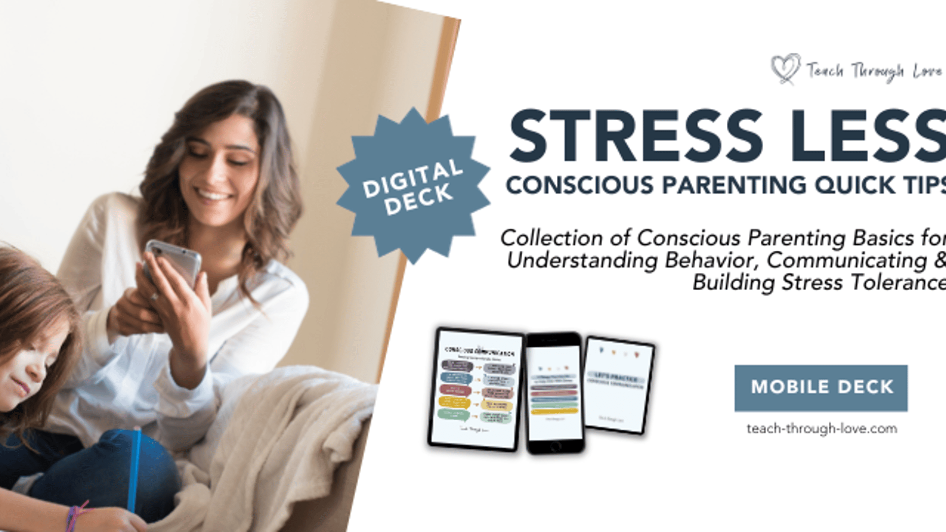 Stress Less Parenting Card Tips