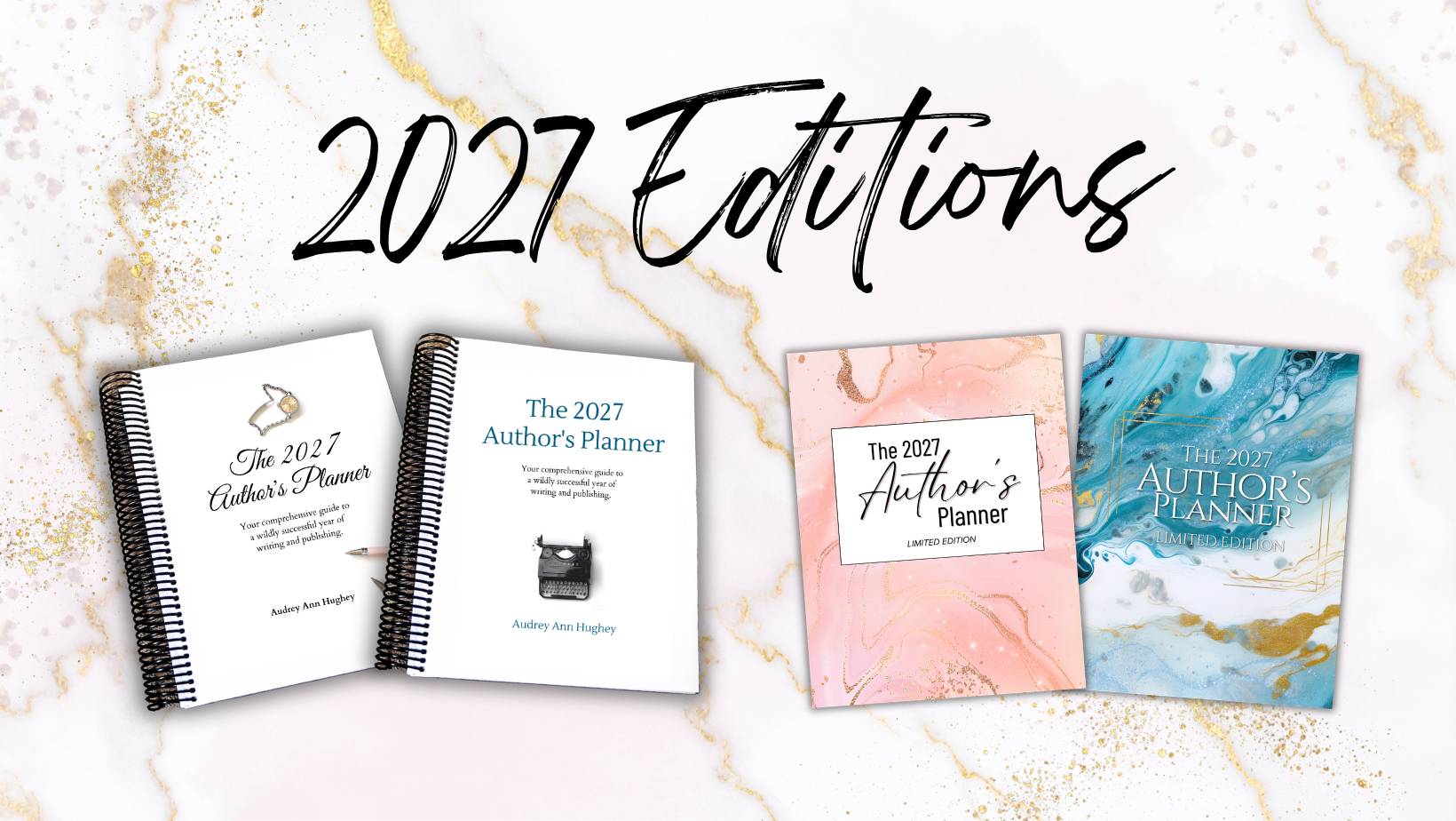 2027 Editions include standard planner cover options and limited editions.