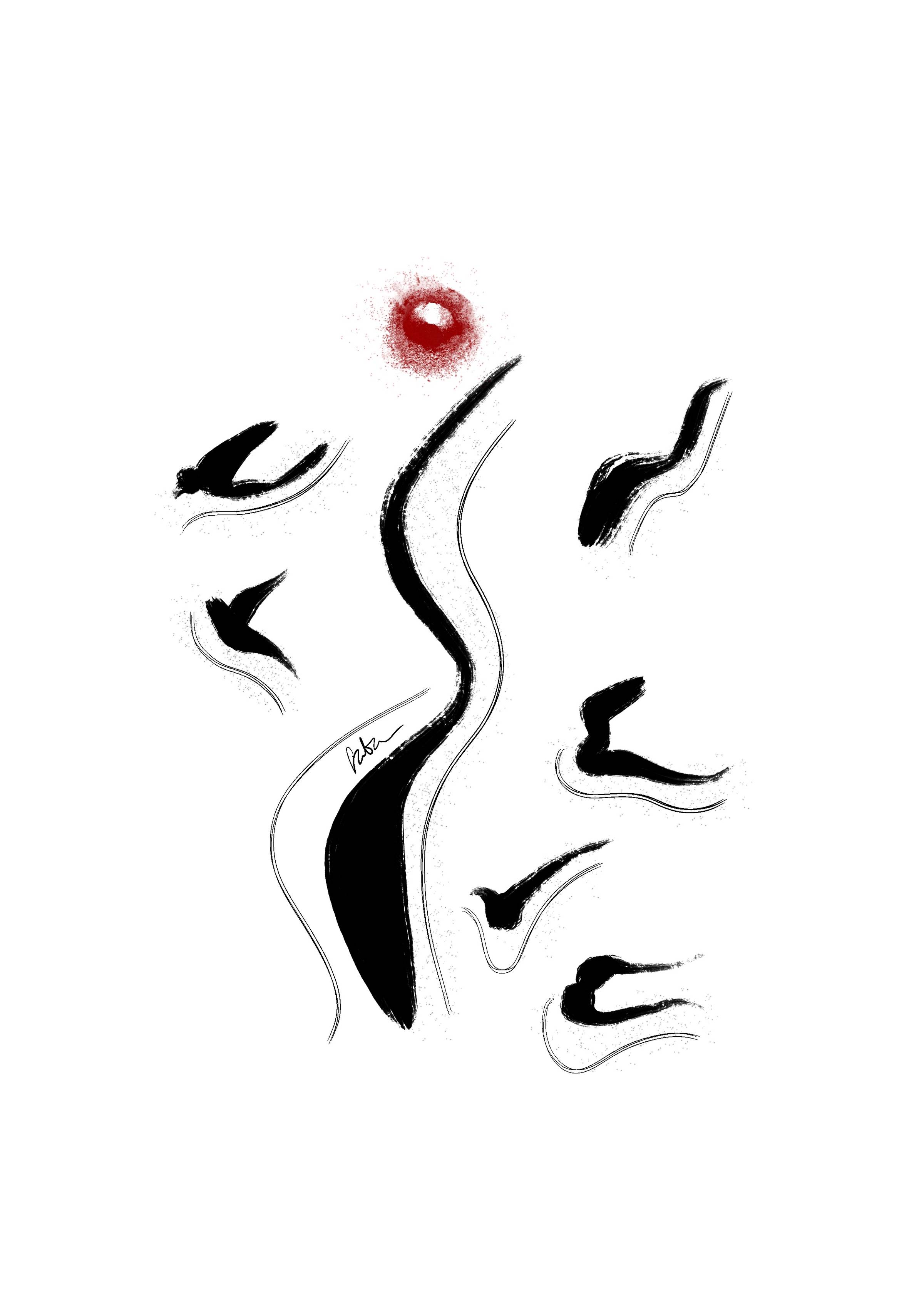 A piece of my artwork called Let's Fly!