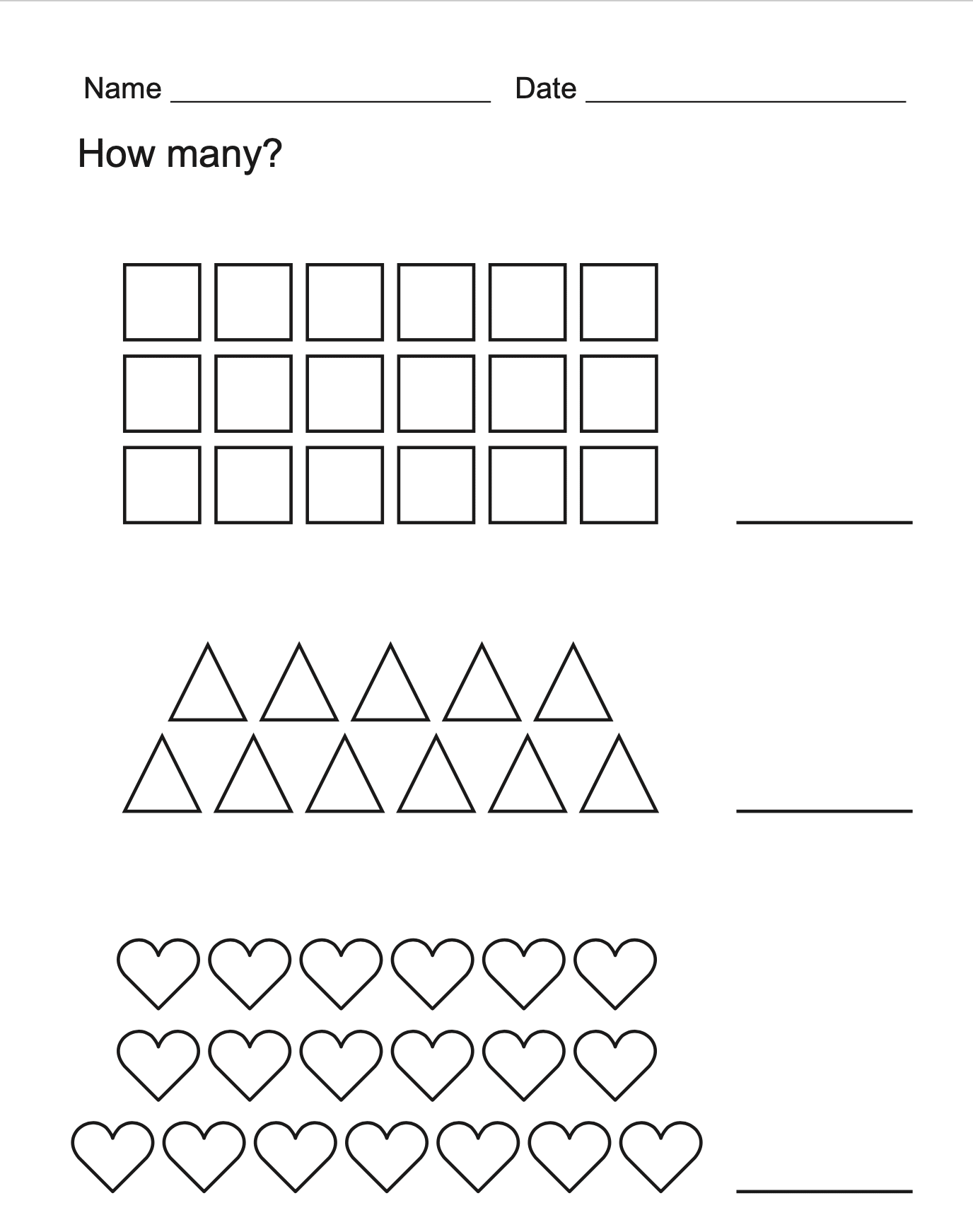 Counting Math Pages (100 Pages)