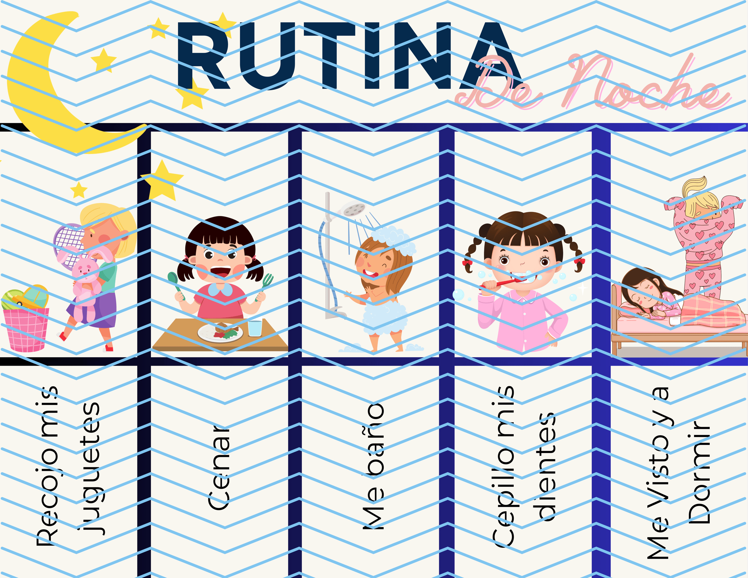Rutina de Noche - Niña