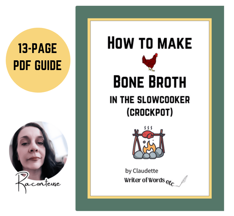 A 13-page PDF about making chicken bone broth in the slowcooker