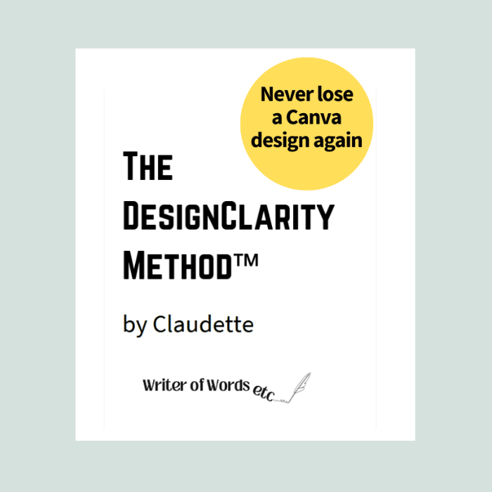 The DesignClarity Method™ 