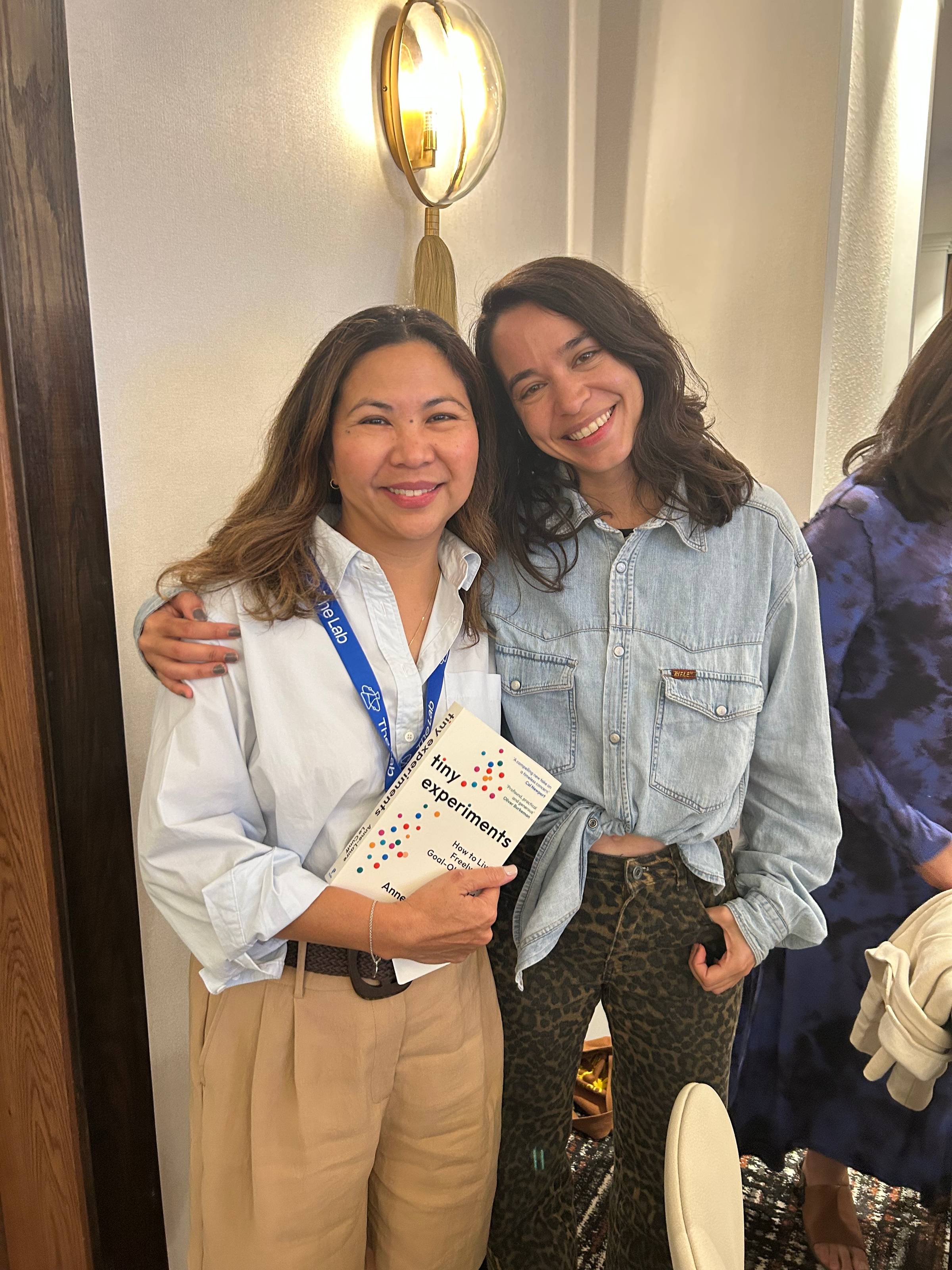 Ren Saguil with Anne Laure Le Cunff, Author of Tiny Experiments