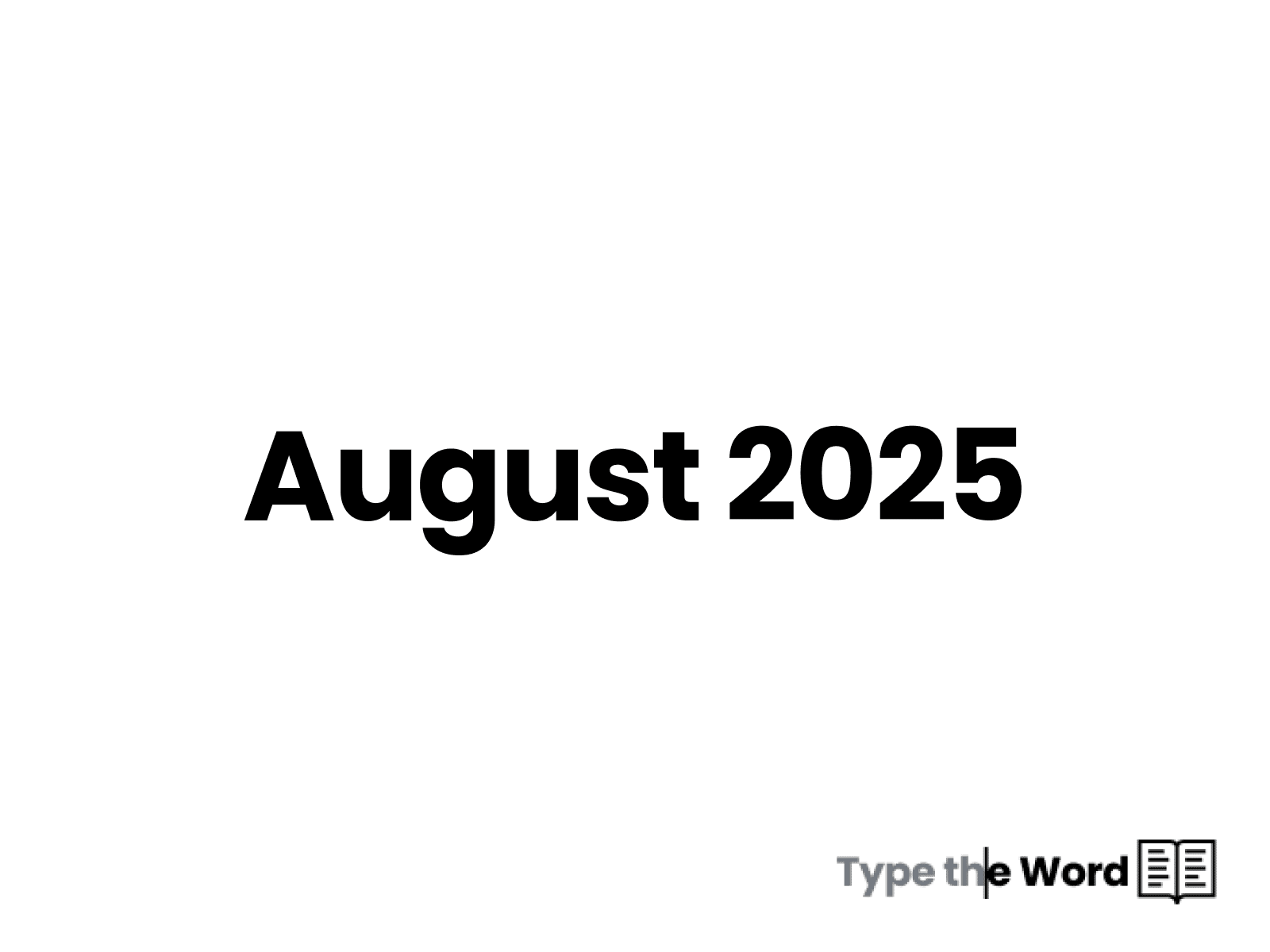 Cover Image for August 2025