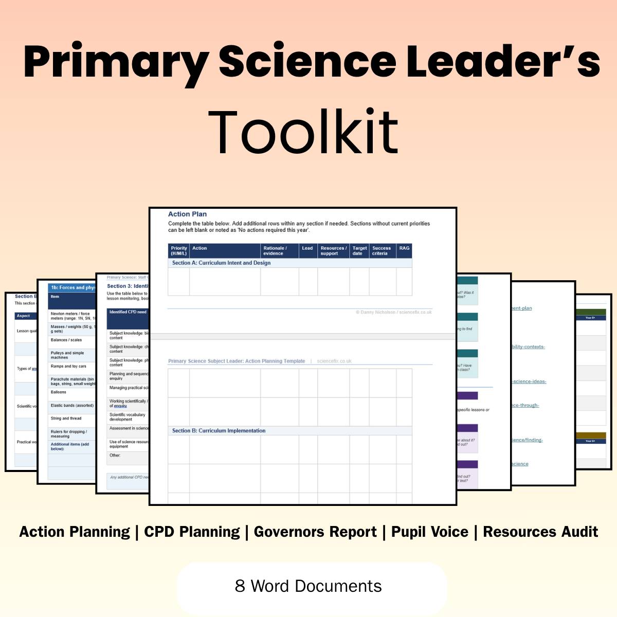 science subject leaders toolkit