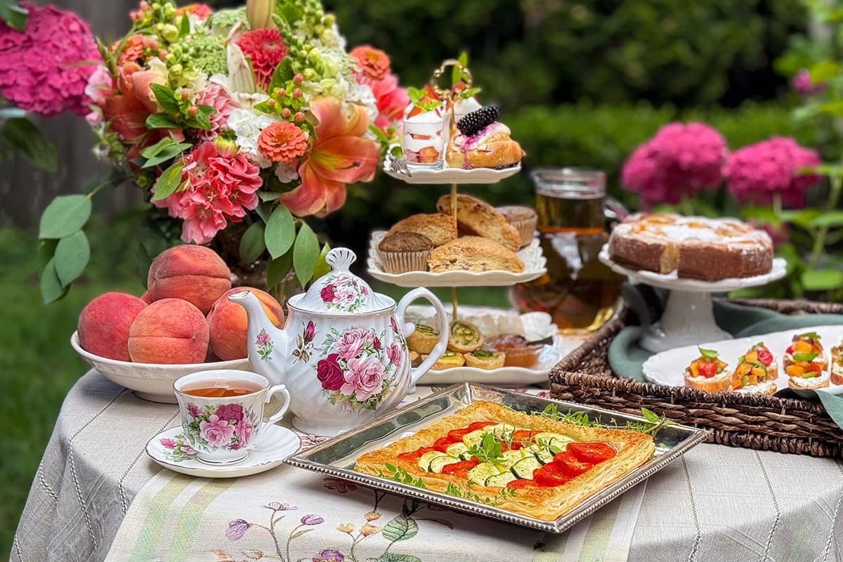 August Afternoon Tea in the Garden