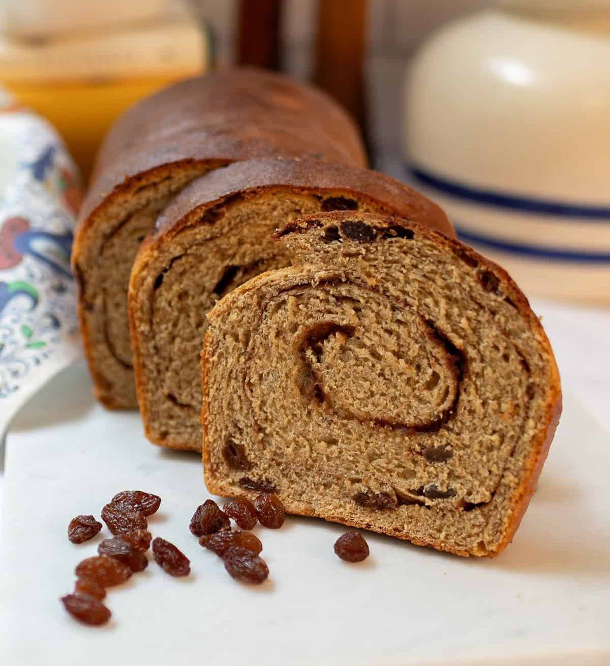 Cinnamon Raisin Swirl Bread