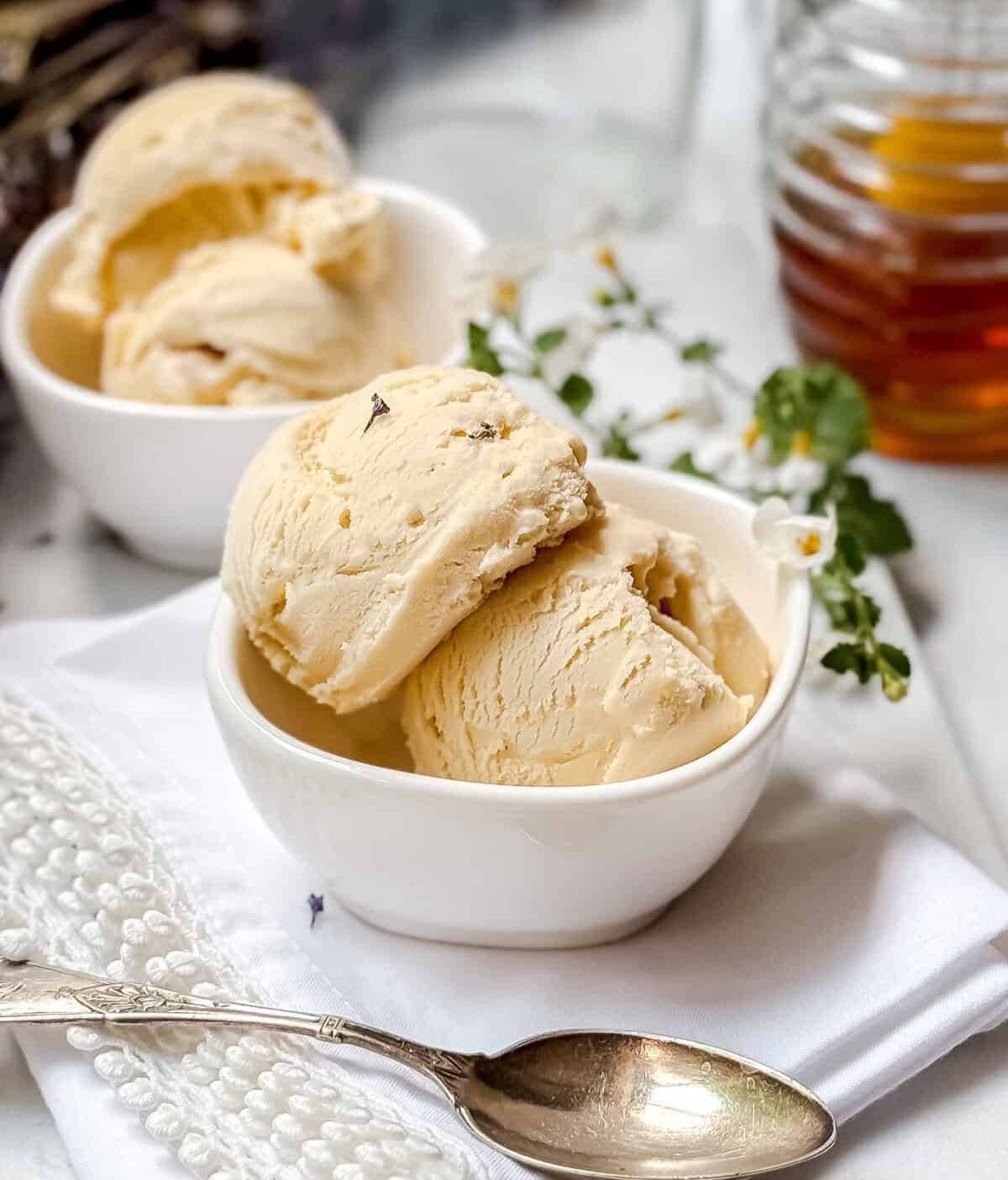 Honey Lavender Ice Cream