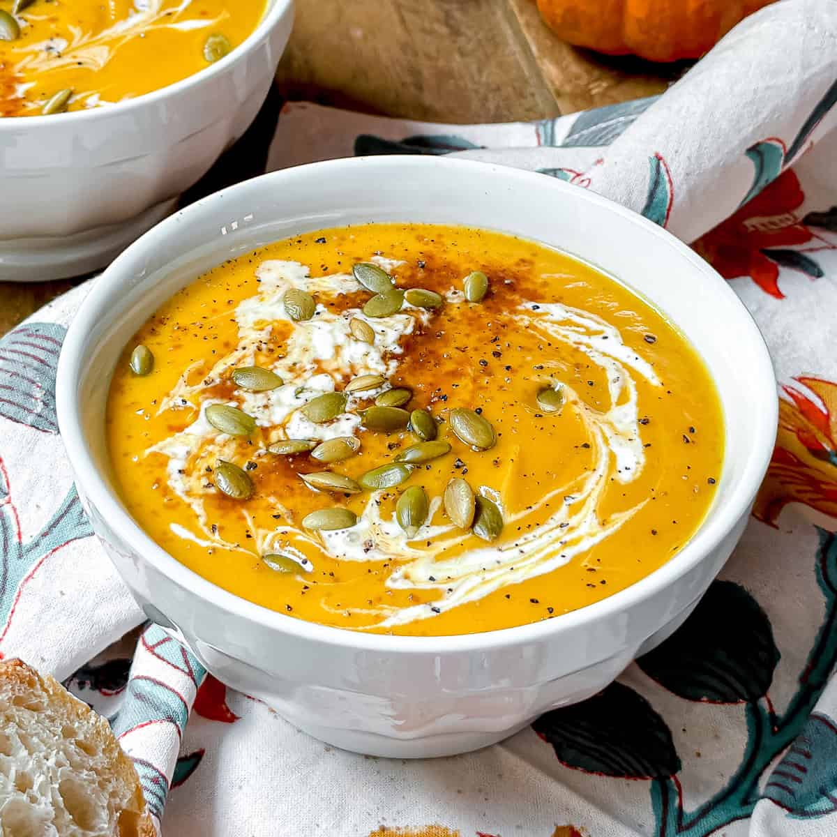 Bowl of Autumn Squash Soup