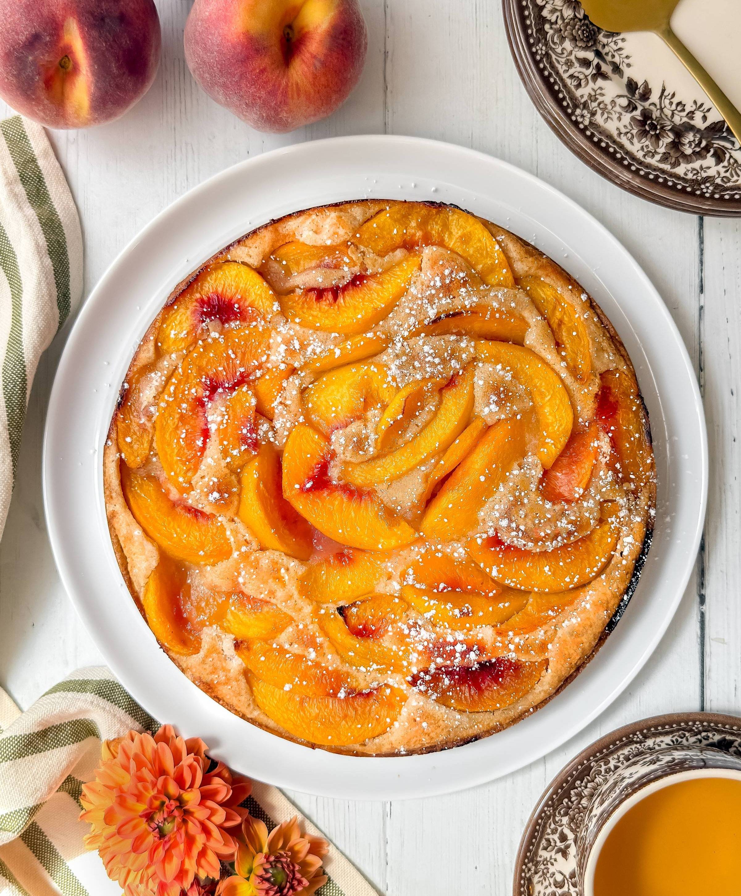 Peach Cobbler Cake