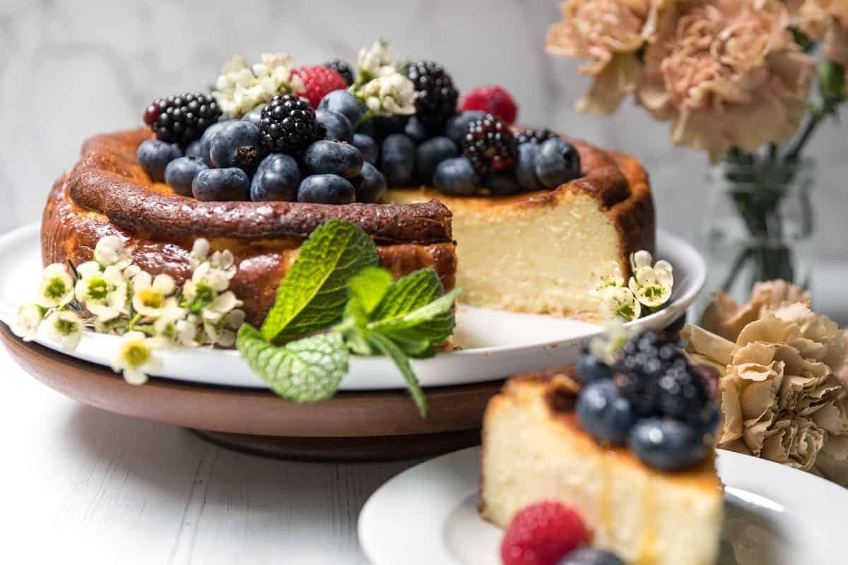 Easy Basque Cheesecake