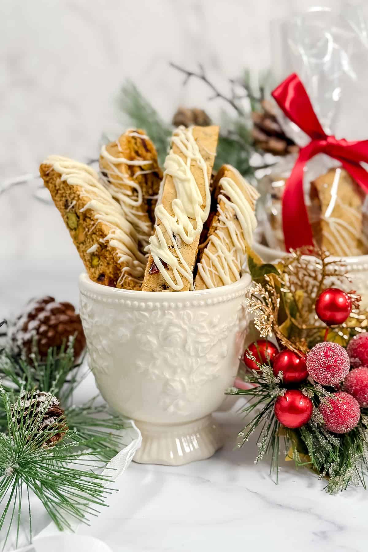 Cranberry Pistachio Biscotti