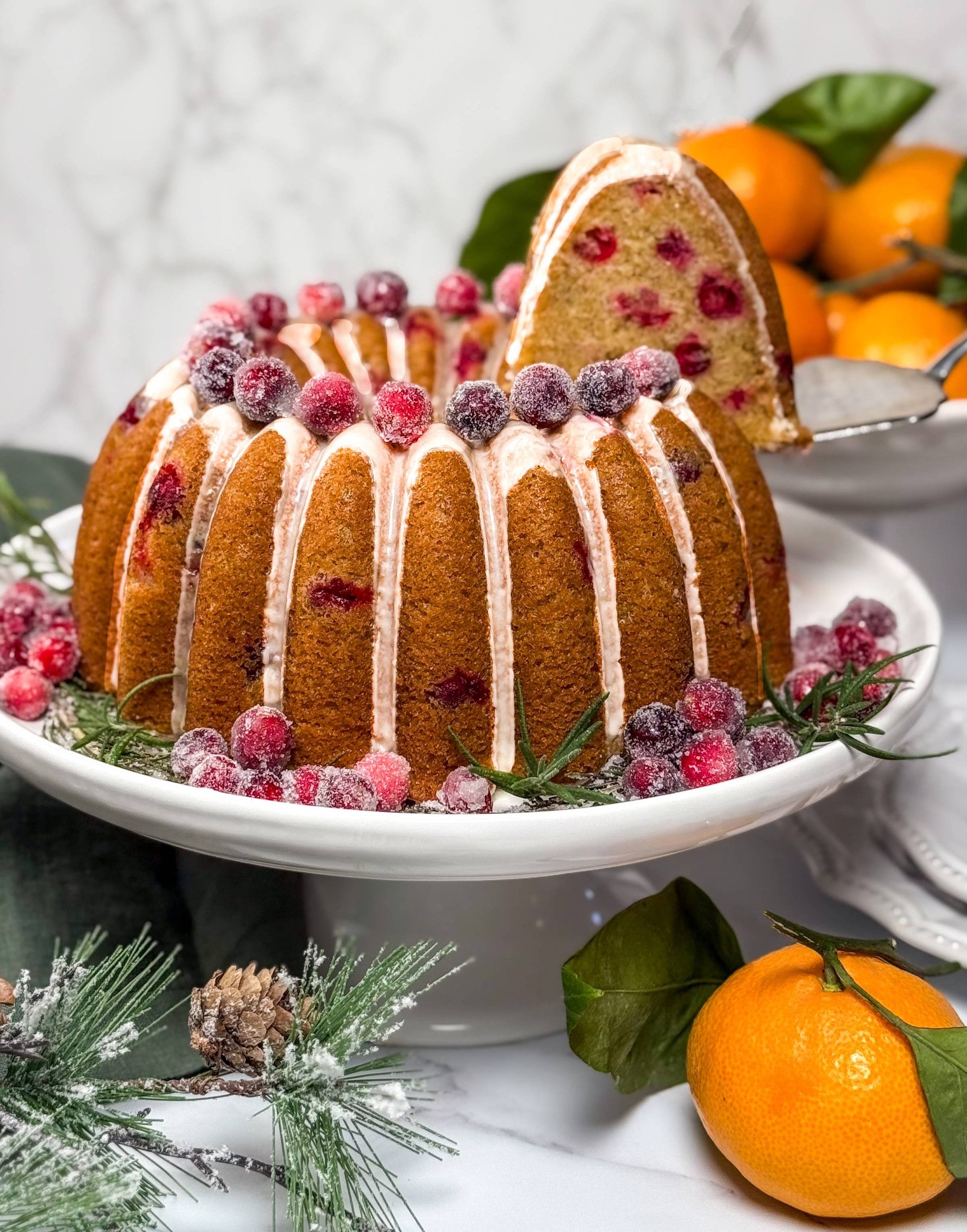 Cranberry Orange Bundt Cake