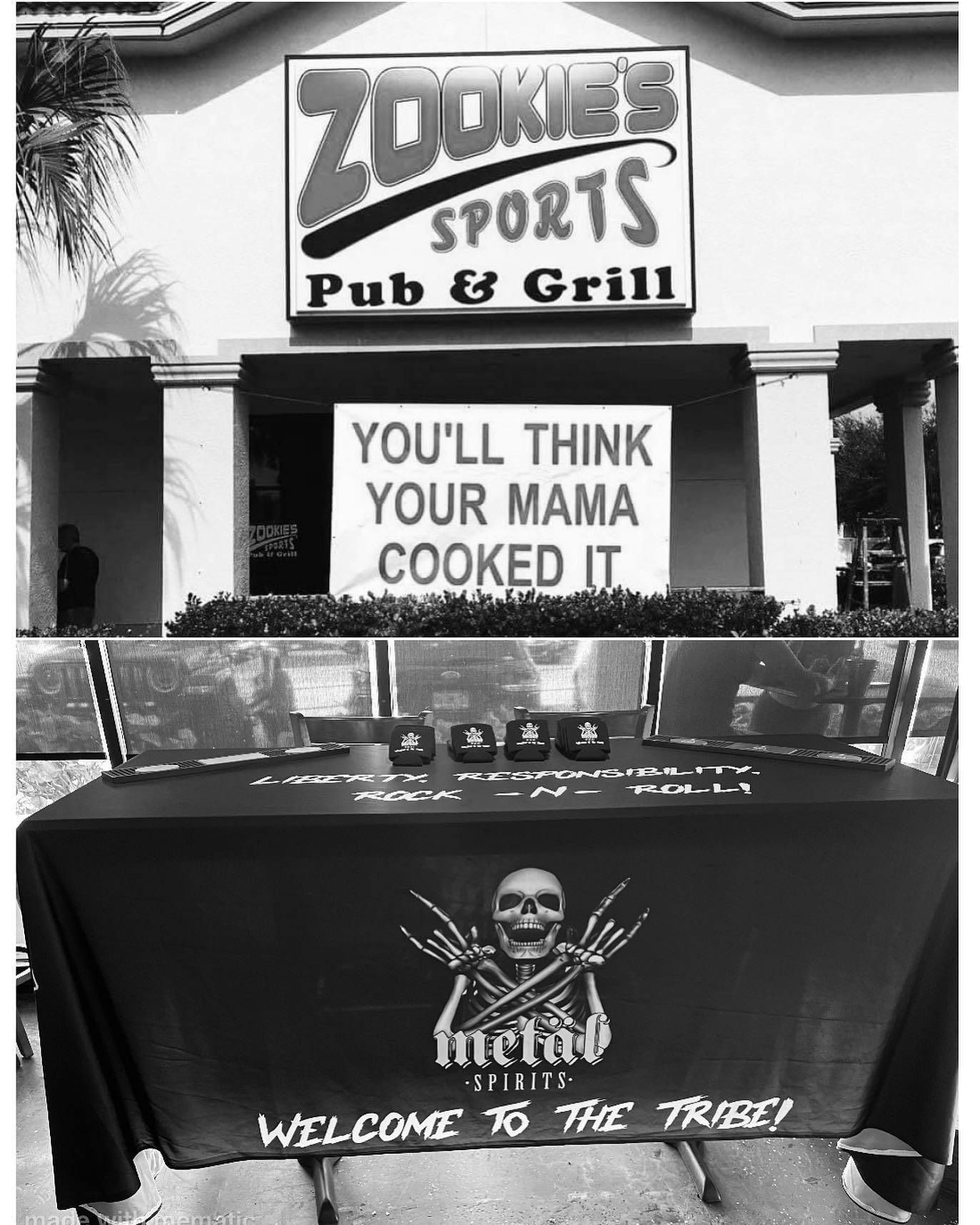 Metal Spirits is proud to announce our latest customer - @zookiessportsbar!! 

Another amazing, family-owned bar here in Naples, Zookie’s is a great place to hang w the locals and also has some of the best burgers in town! 

Can’t wait to share our vodka and rye whiskey w you all! Cheers!