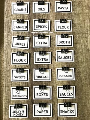 diy pantry labels how to make them on the cheap organizing moms