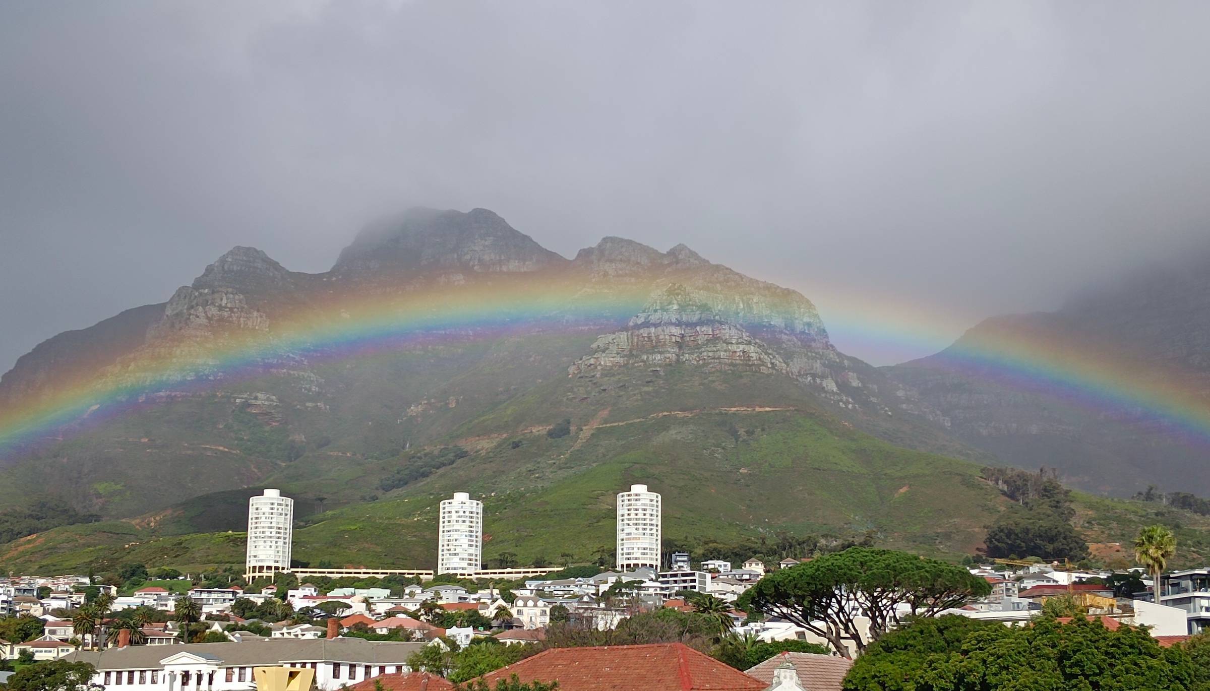 Rainbow over Cape Town