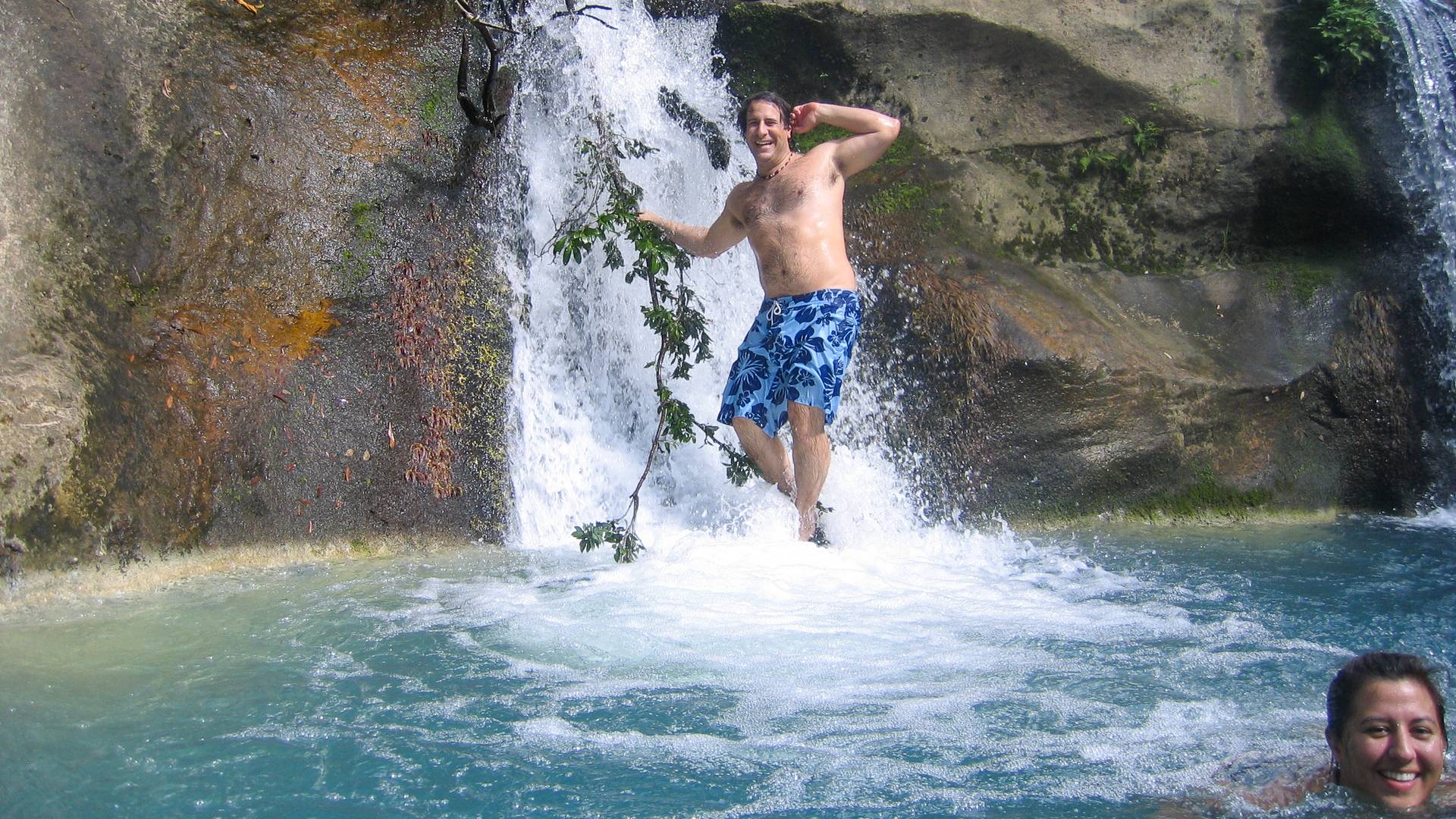 Waterfall at Hacienda Guachipelin