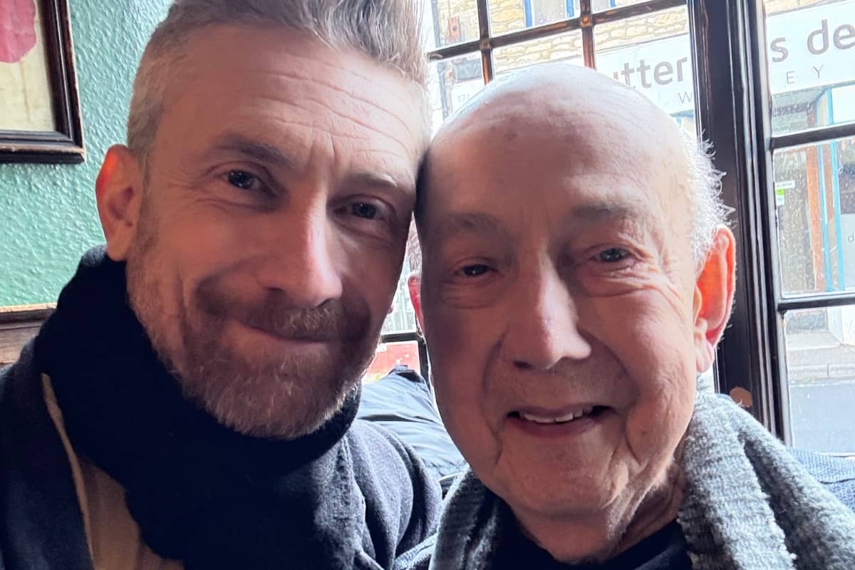 Mark and Joe Franklin. Mark is on the left with a quiff and beard. Joe is on the right. He is bald. Both are smiling. Joe is proof as to why nice guys don't finish last.