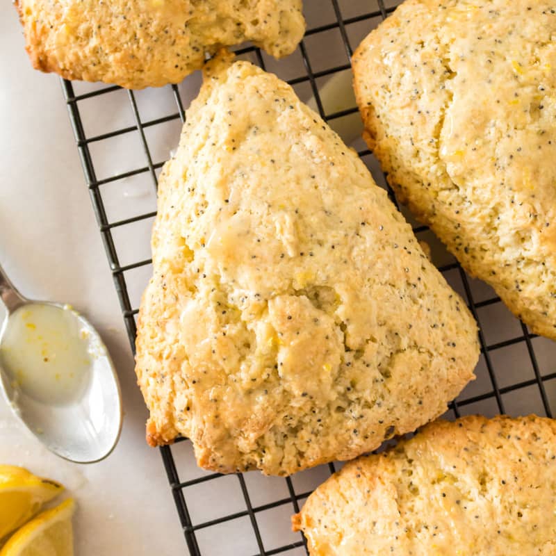 Food Blog Easy Lemon Poppy Seed Scones RECIPE