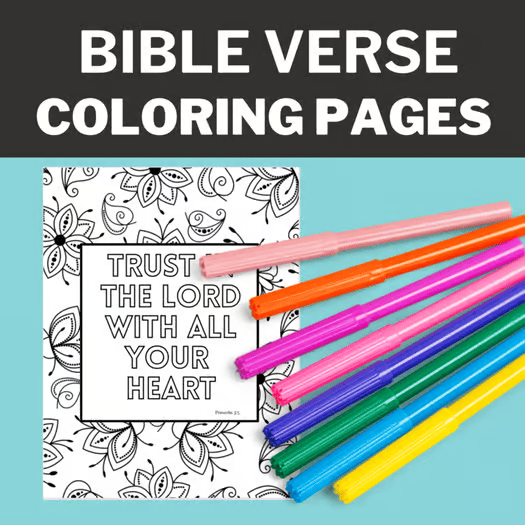 bible verse coloring pages with coloring sheets and markers