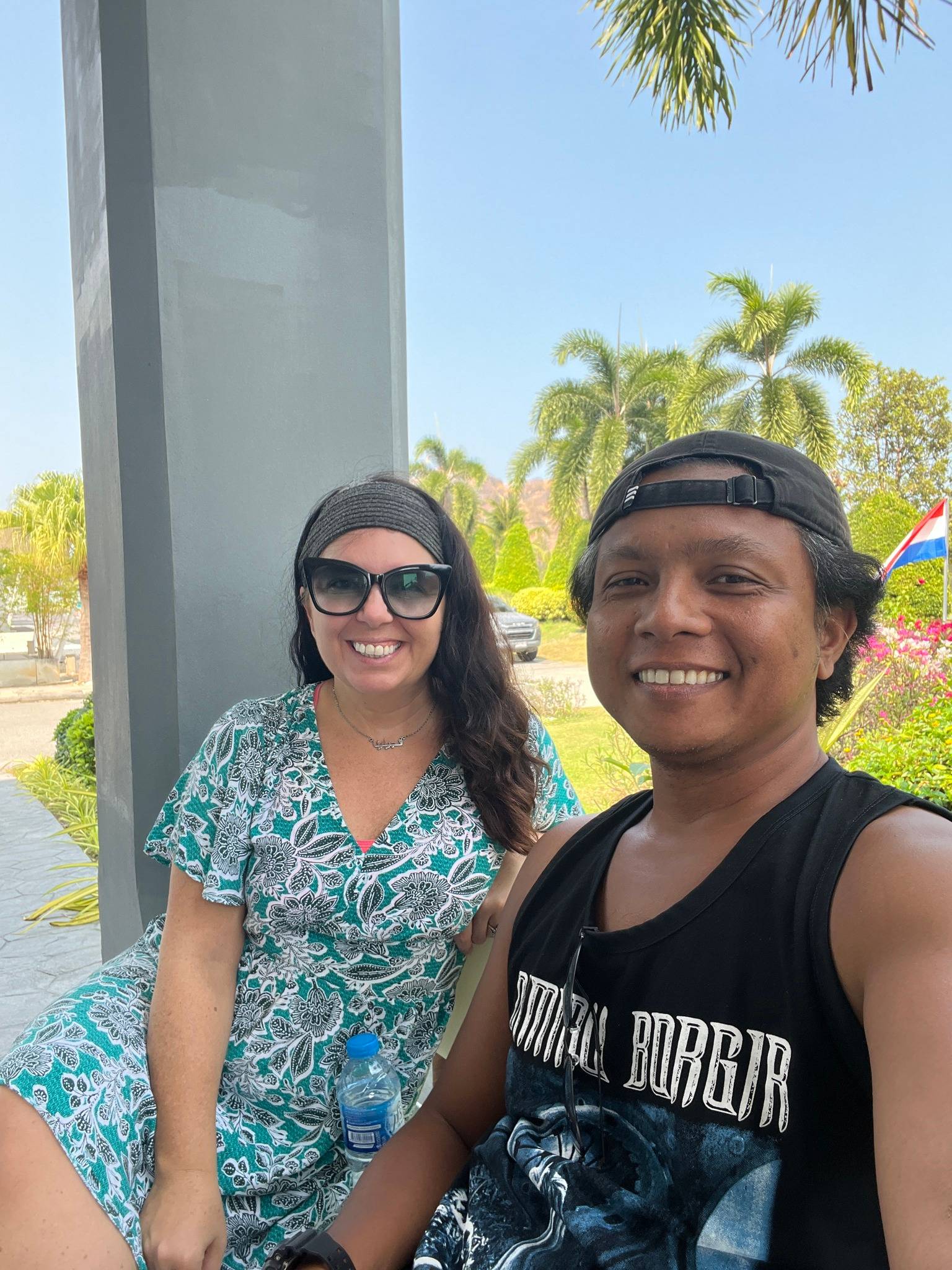 Ayngelina and Alan at Be Well Clinic in Hua Hin Thailand