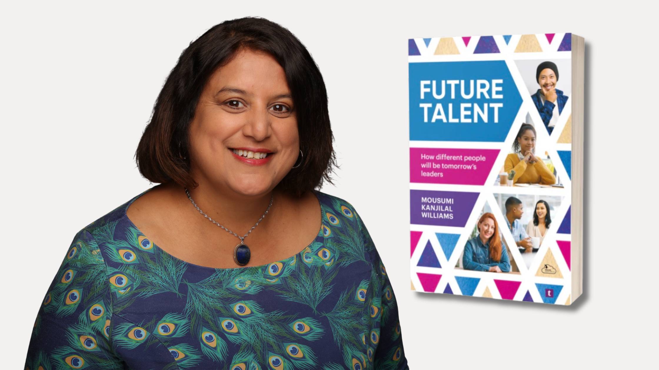 Mo with new Future Talent book cover