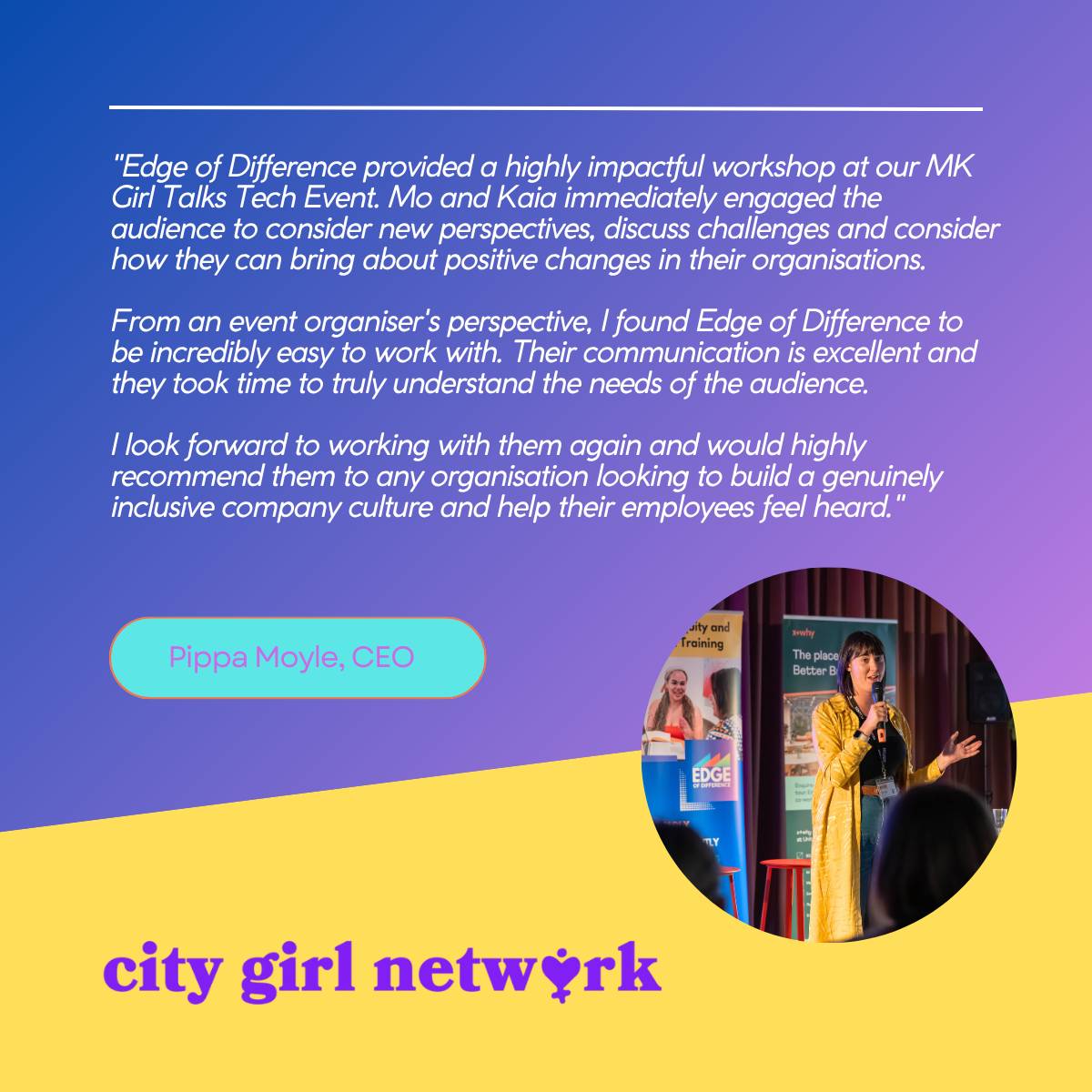 City Girl Network Testimonial