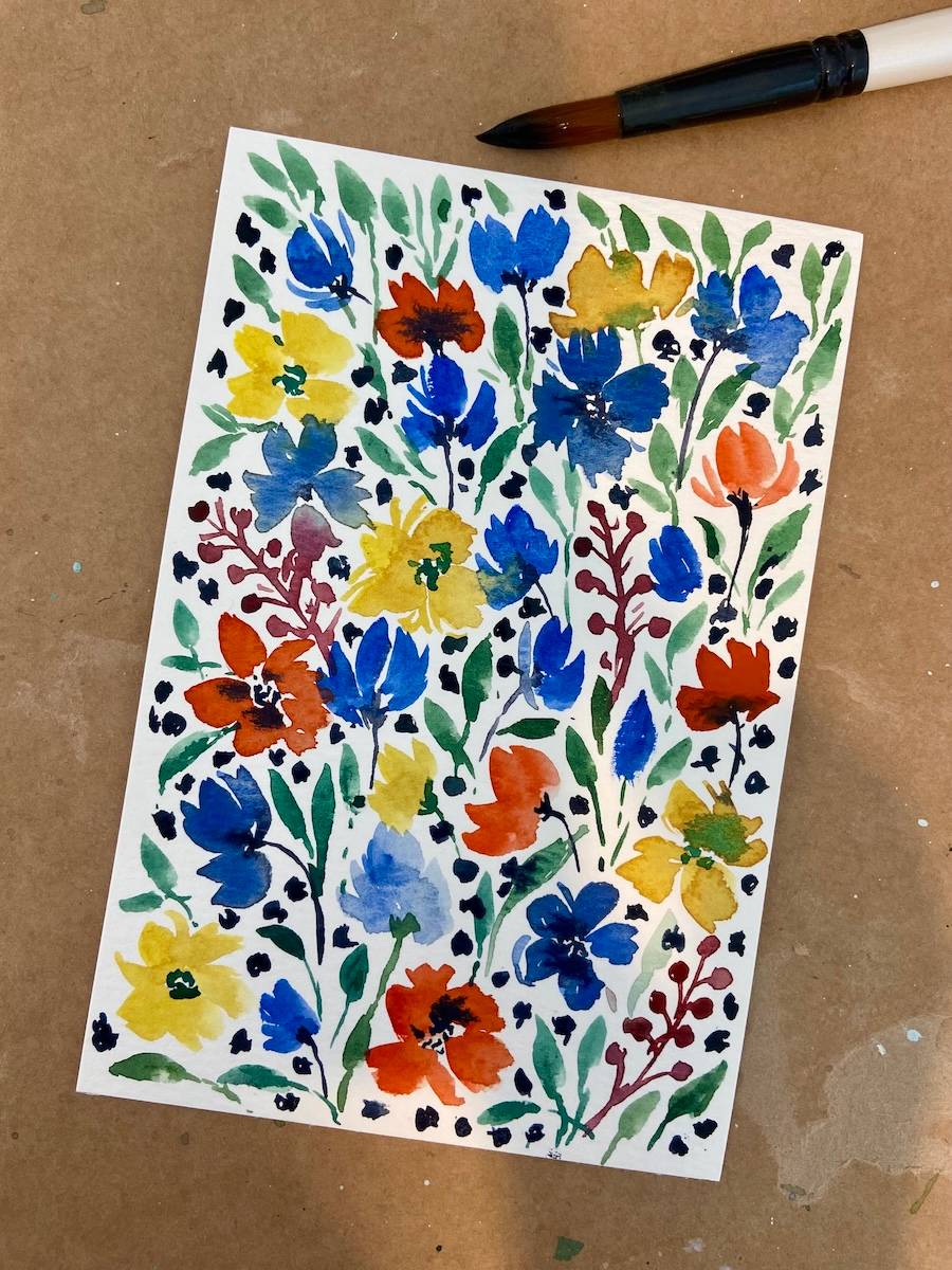 Watercolours to wash away anxiety