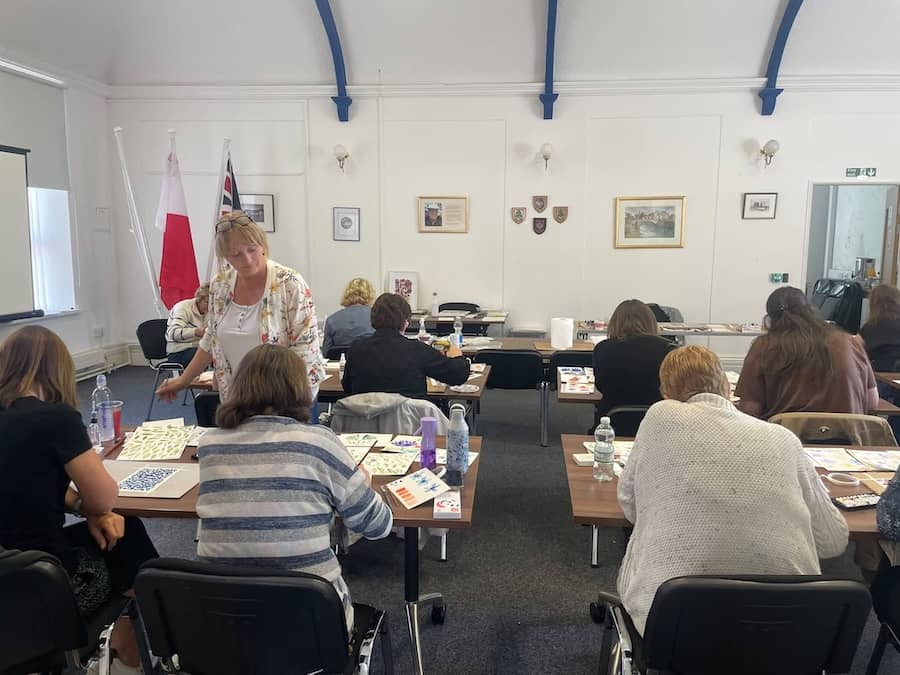 Christmas watercolour workshop