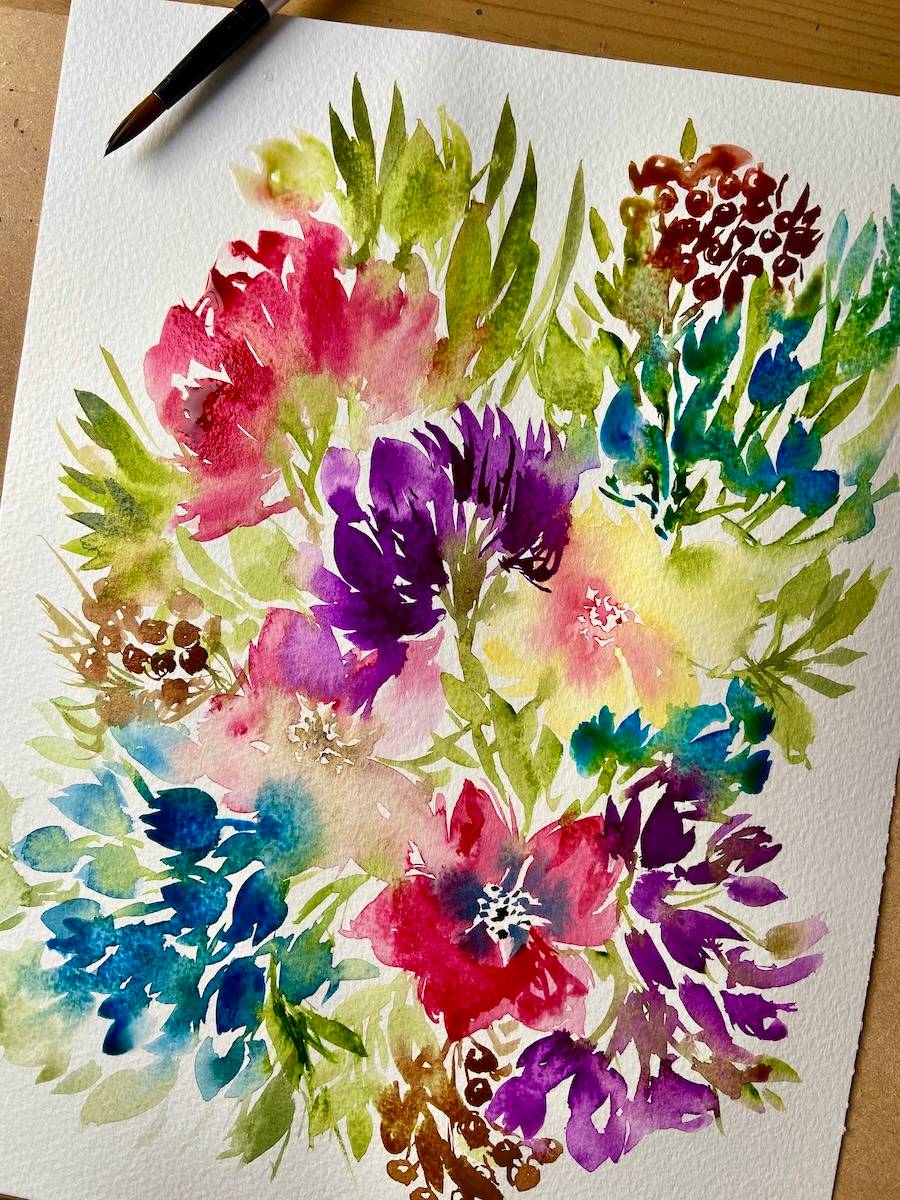 you dont need fancy watercolour supplies