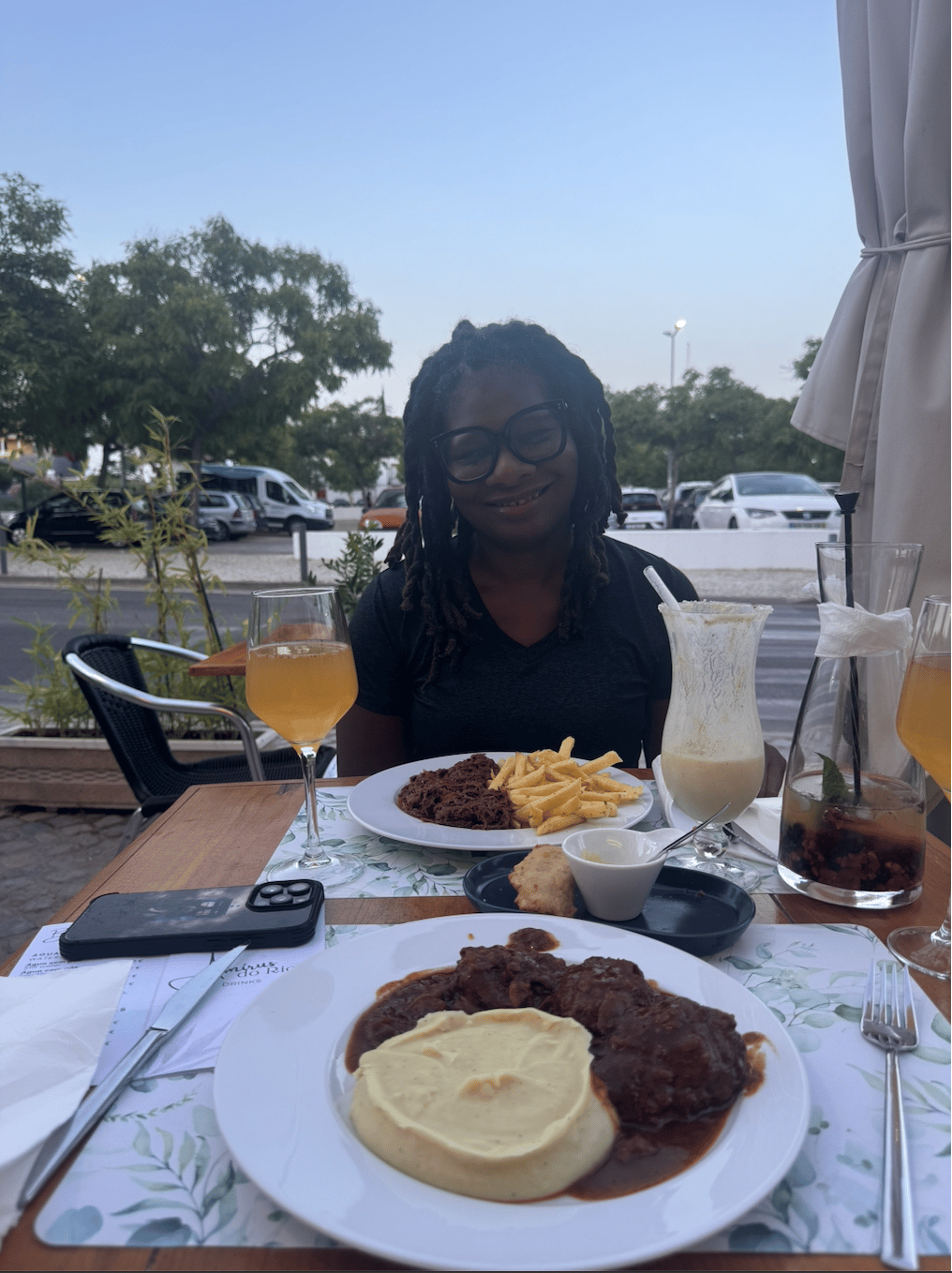 Me at a local Portuguese Restaurant