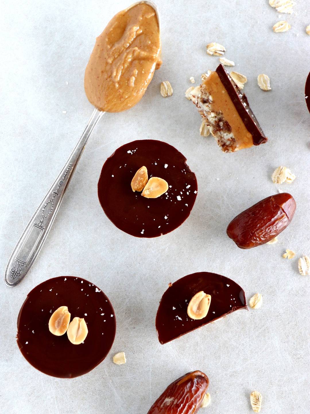 Healthy Oat Peanut Butter Cups