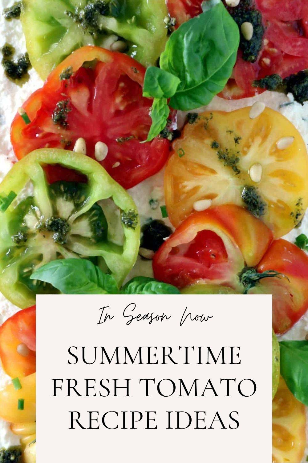 Summertime Fresh Tomato Recipes